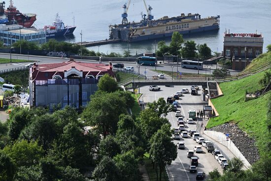 Russia Vladivostok Cityscapes