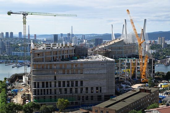 Russia Vladivostok Cityscapes