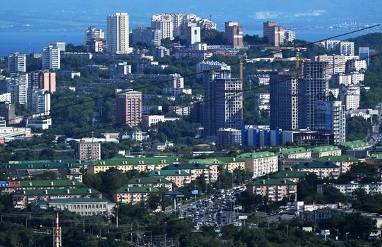 Russia Vladivostok Cityscapes