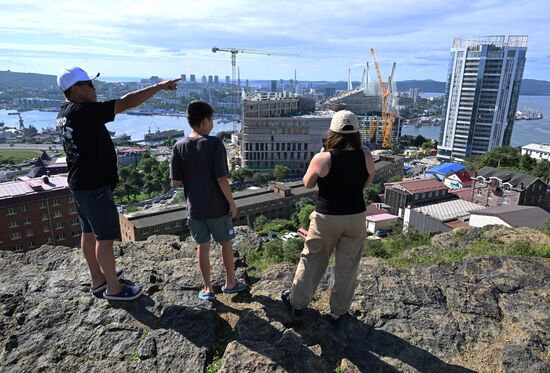 Russia Vladivostok Cityscapes