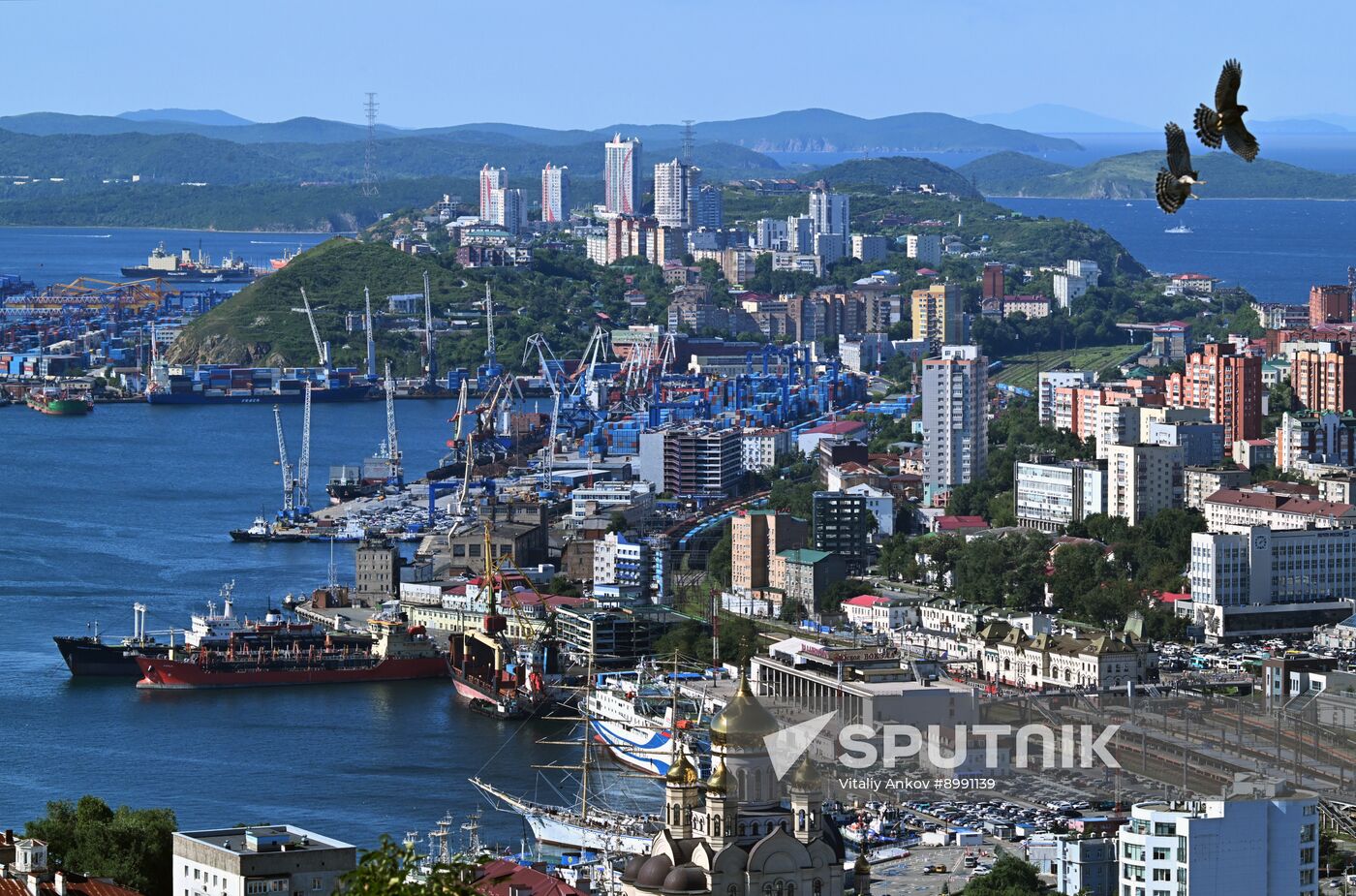 Russia Vladivostok Cityscapes