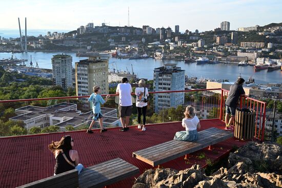 Russia Vladivostok Cityscapes