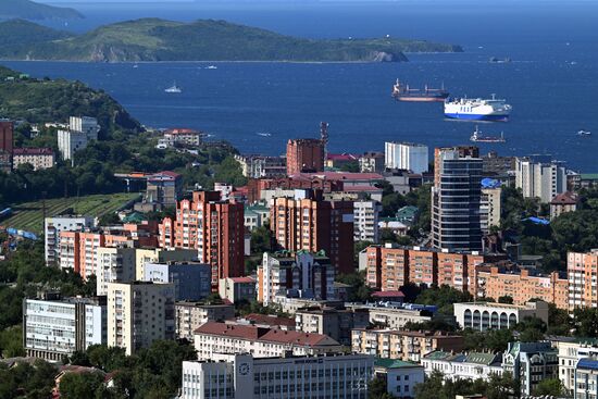 Russia Vladivostok Cityscapes