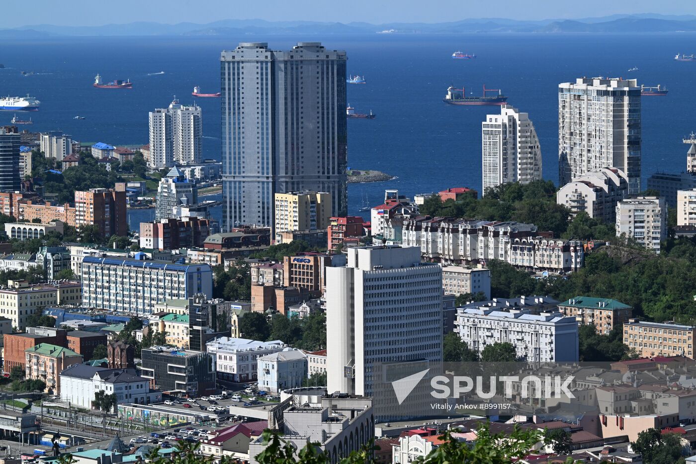 Russia Vladivostok Cityscapes