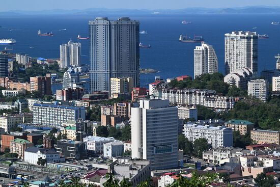 Russia Vladivostok Cityscapes