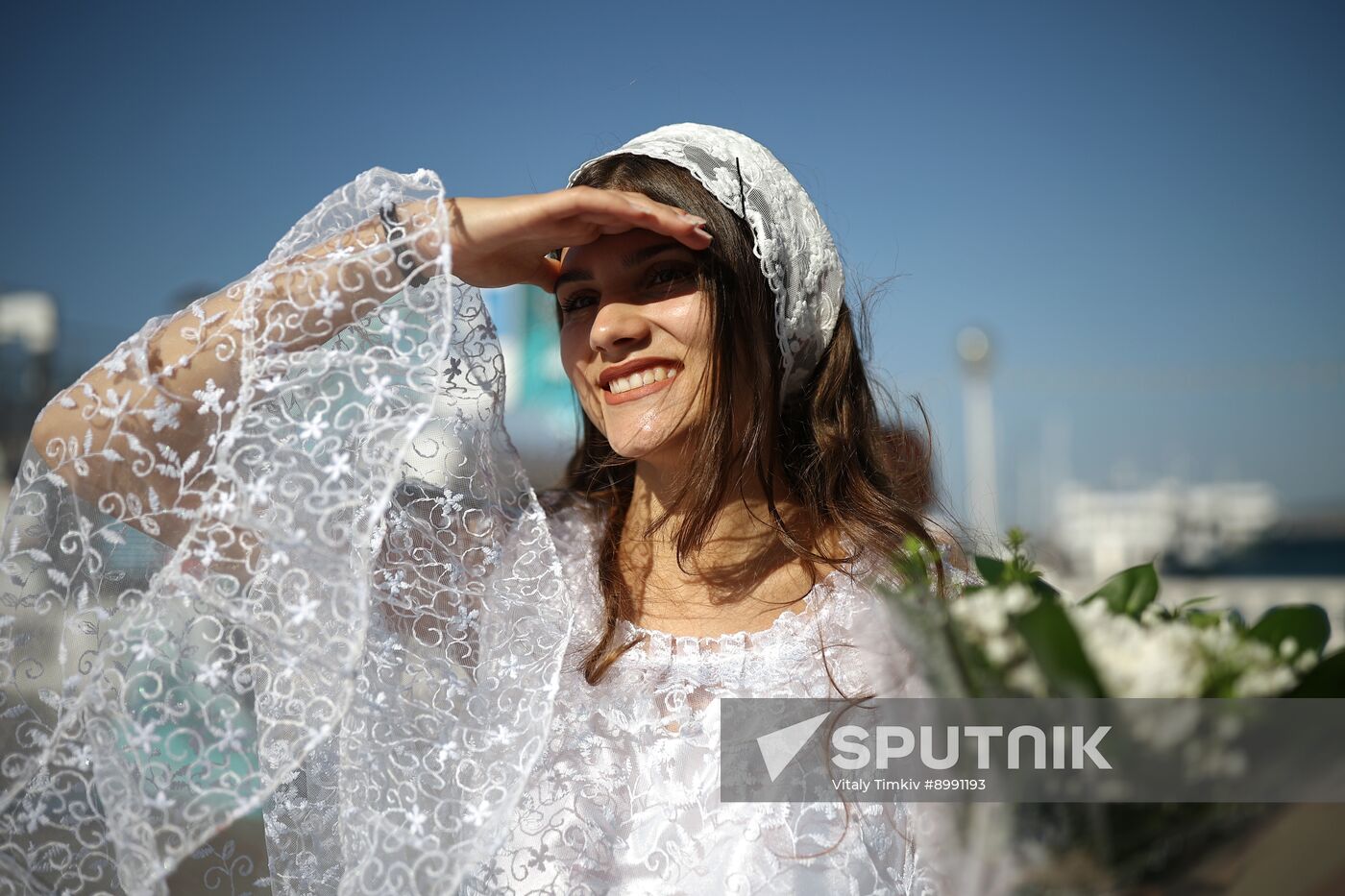 Russia Bride Flashmob