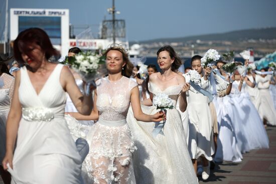 Russia Bride Flashmob