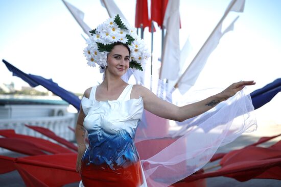 Russia Bride Flashmob