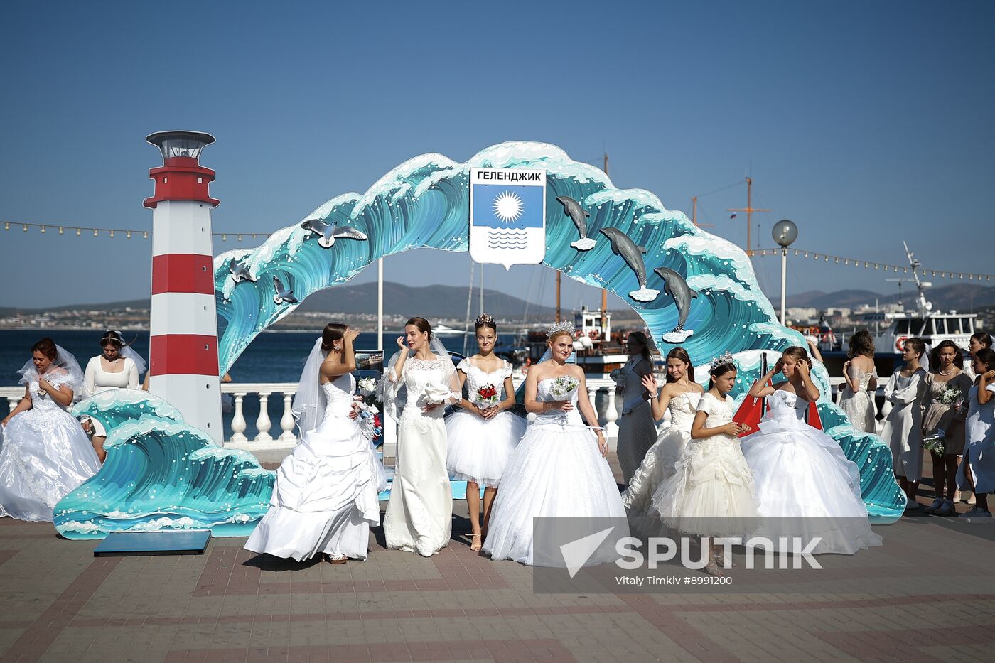 Russia Bride Flashmob