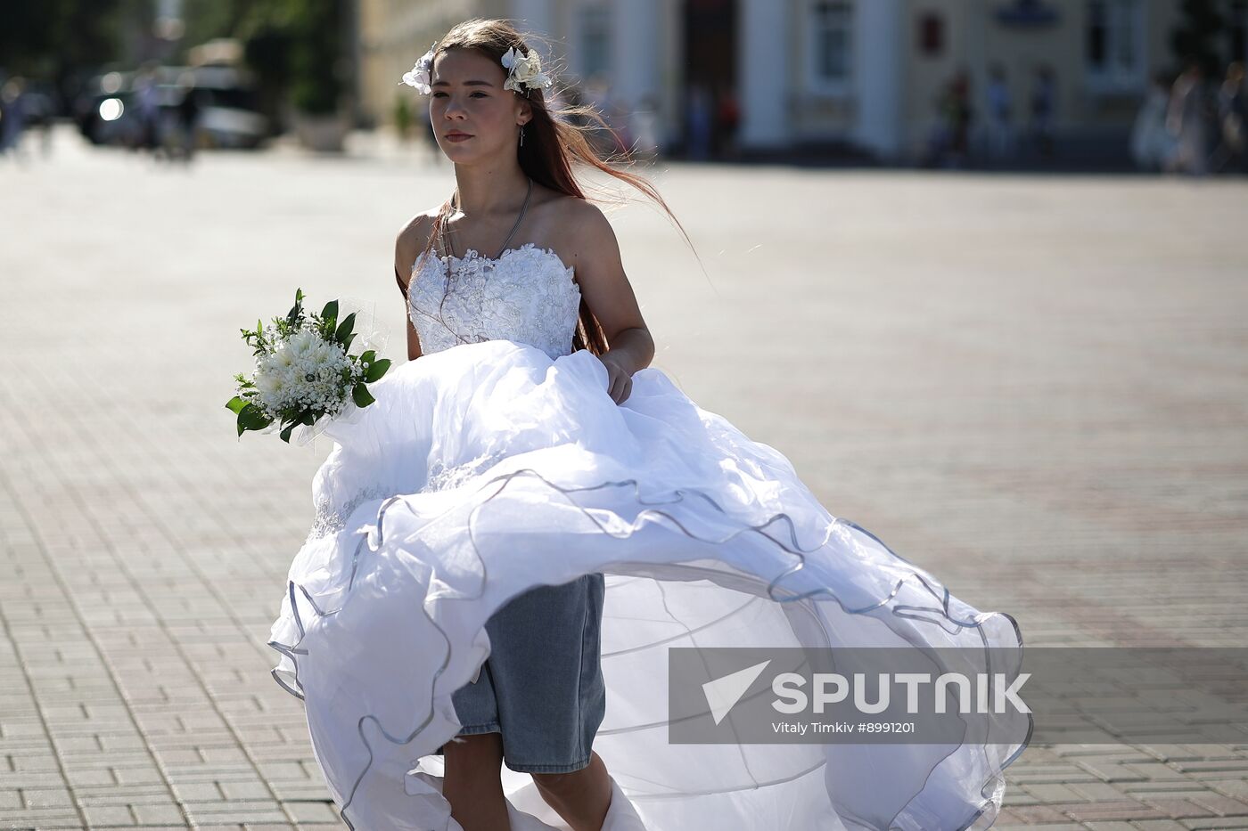 Russia Bride Flashmob