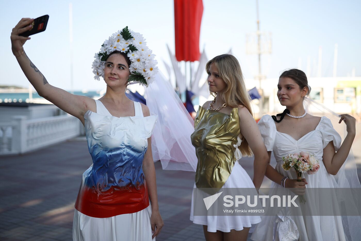 Russia Bride Flashmob