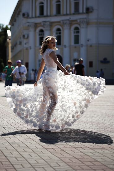 Russia Bride Flashmob