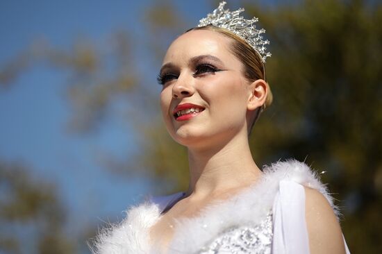 Russia Bride Flashmob