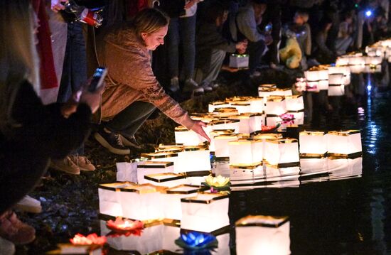 Russia Water Lantern Festival