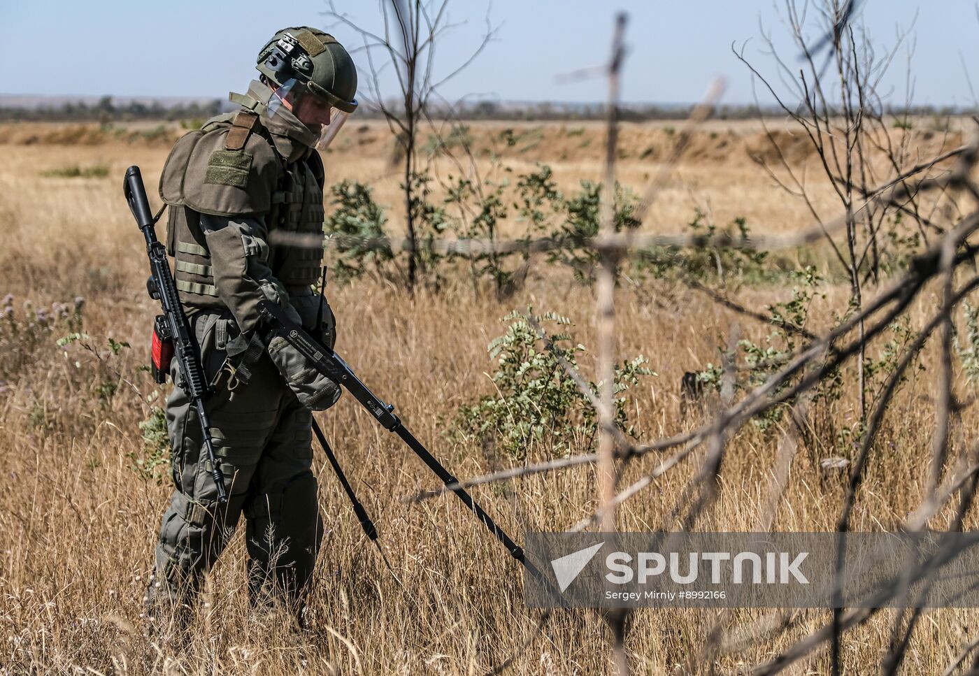 Russia Ukraine Military Operation Sappers Training