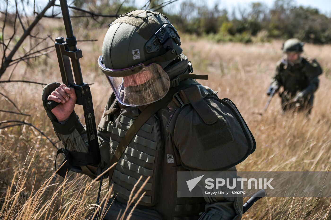 Russia Ukraine Military Operation Sappers Training