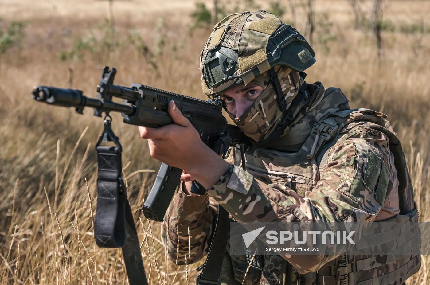 Russia Ukraine Military Operation Sappers Training