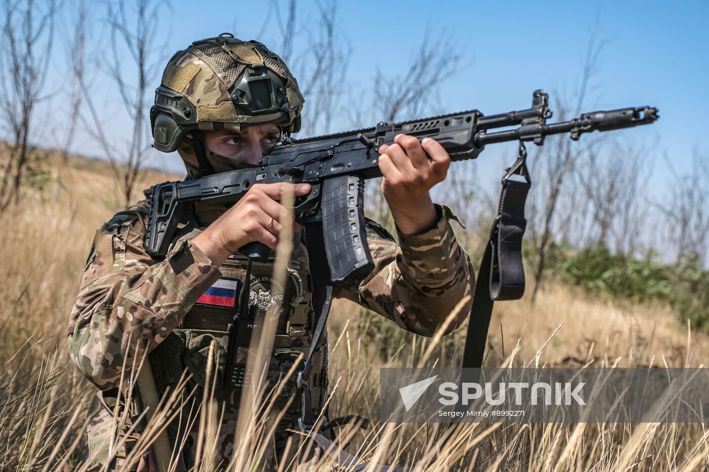 Russia Ukraine Military Operation Sappers Training