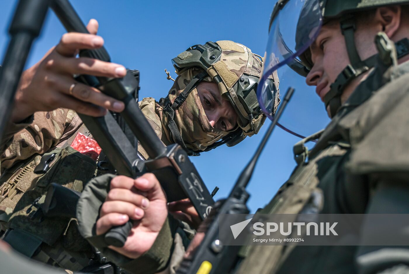 Russia Ukraine Military Operation Sappers Training