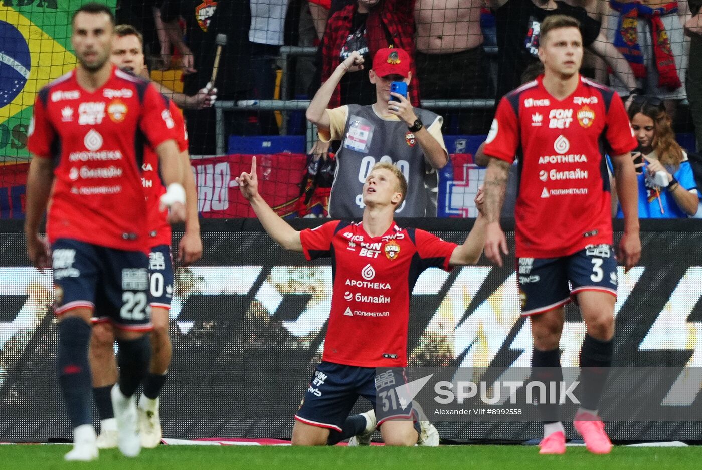 Russia Soccer Premier-League CSKA - Krasnodar