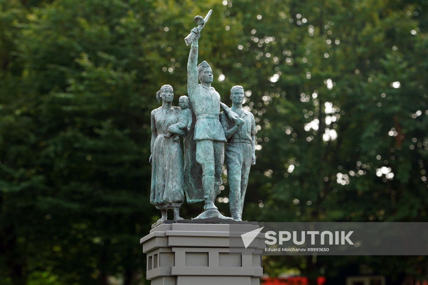 Russia WWII Demolished Monument Replicas Park