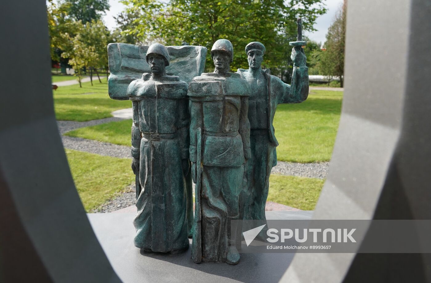 Russia WWII Demolished Monument Replicas Park