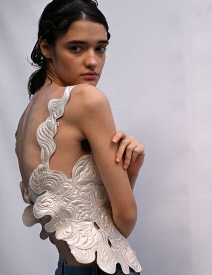 Russia Moscow Fashion Week Ruban
