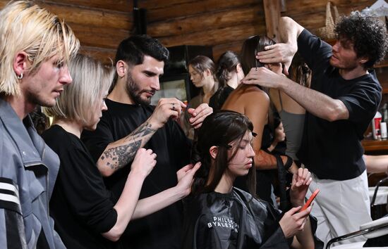 Russia Moscow Fashion Week Ruban