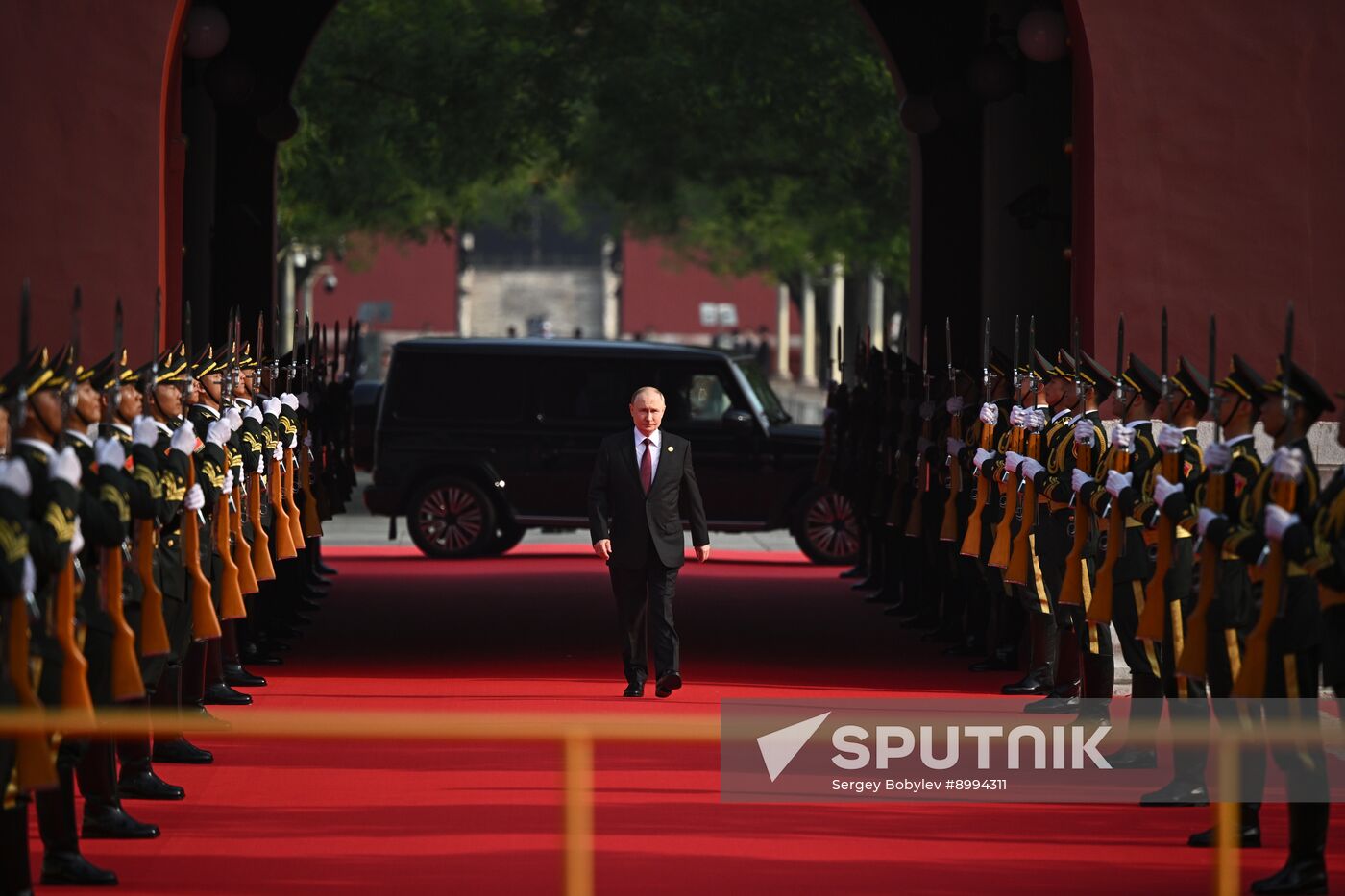 China WWII Victory Parade Delegation Heads
