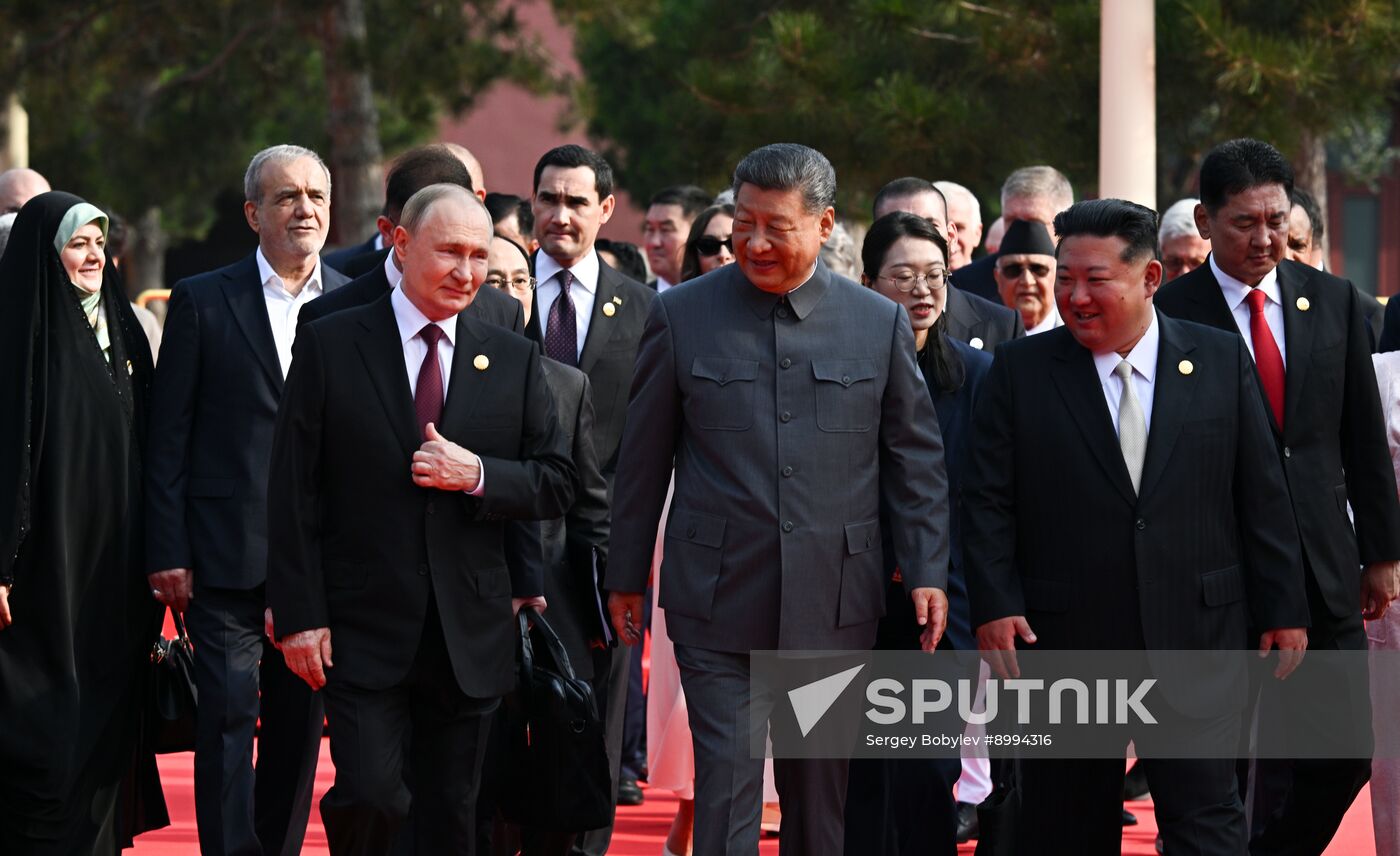 China WWII Victory Parade Delegation Heads