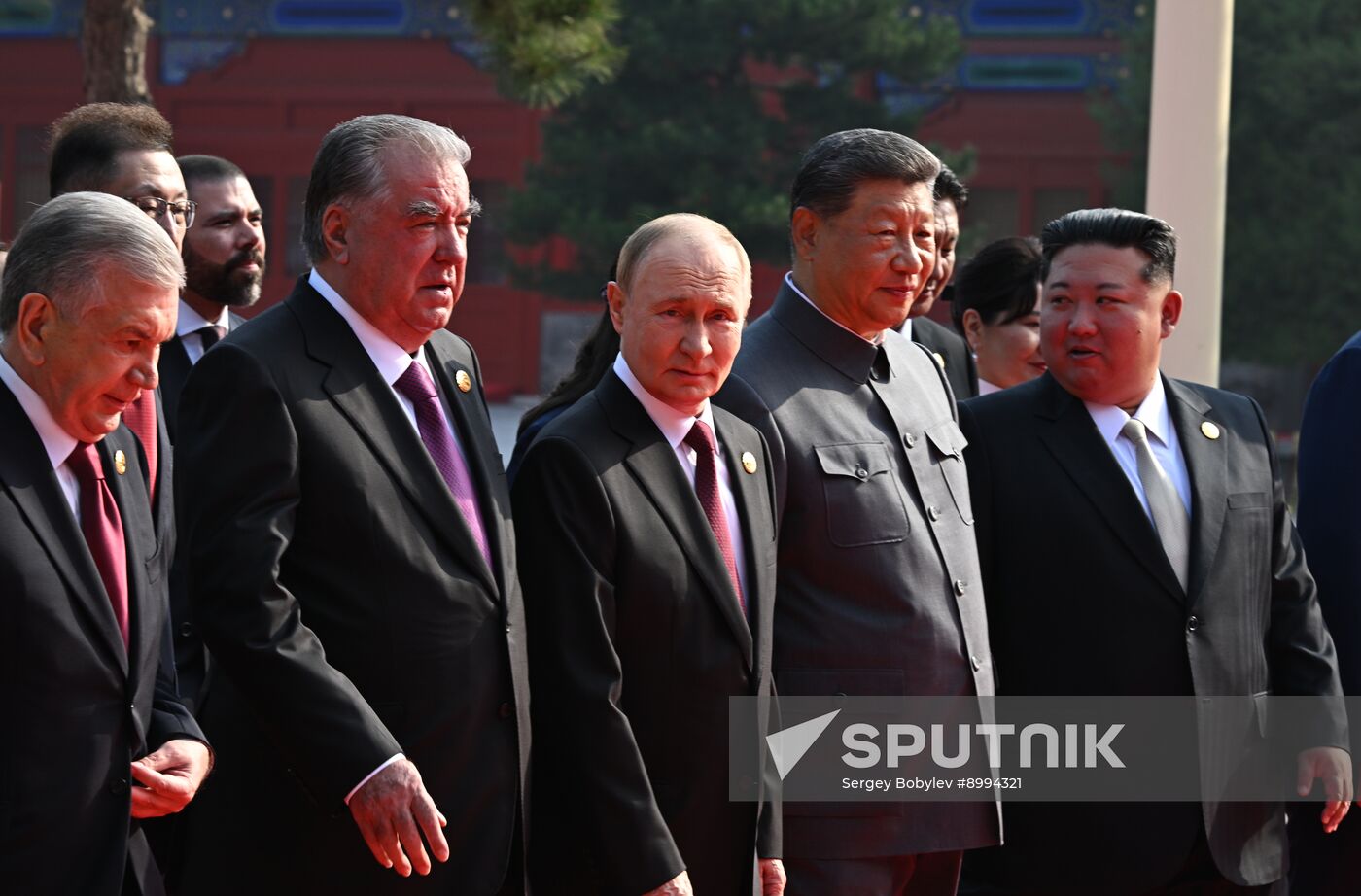 China WWII Victory Parade Delegation Heads