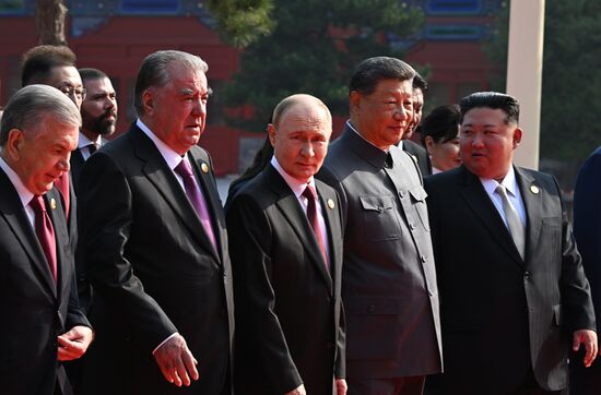 China WWII Victory Parade Delegation Heads