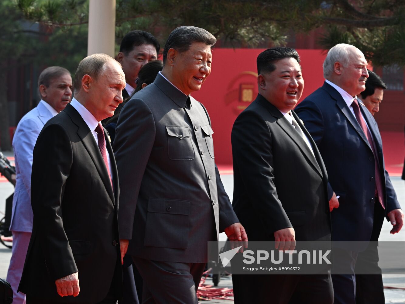 China WWII Victory Parade Delegation Heads