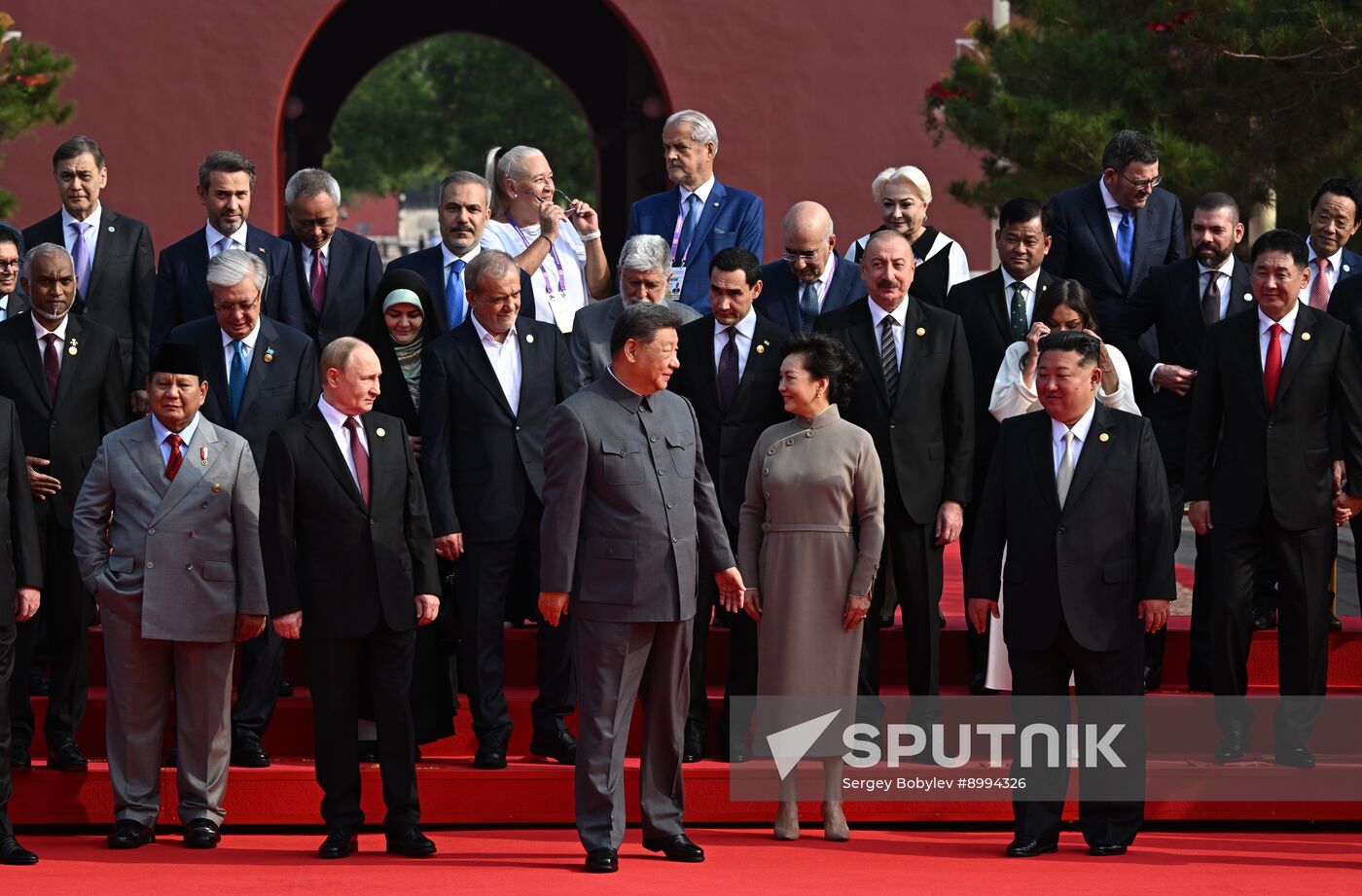 China WWII Victory Parade Delegation Heads