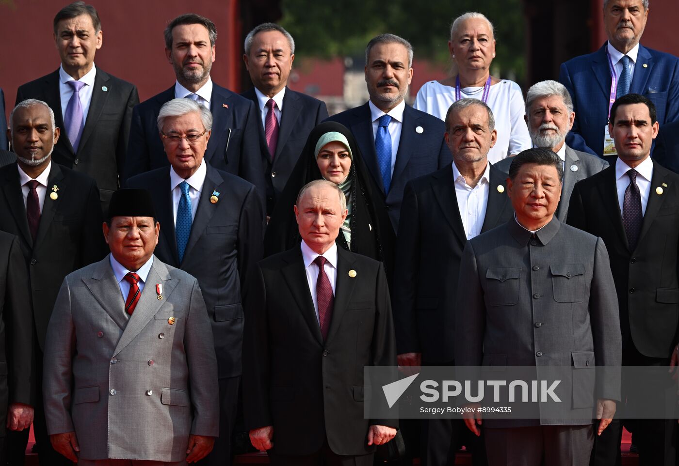 China WWII Victory Parade Delegation Heads