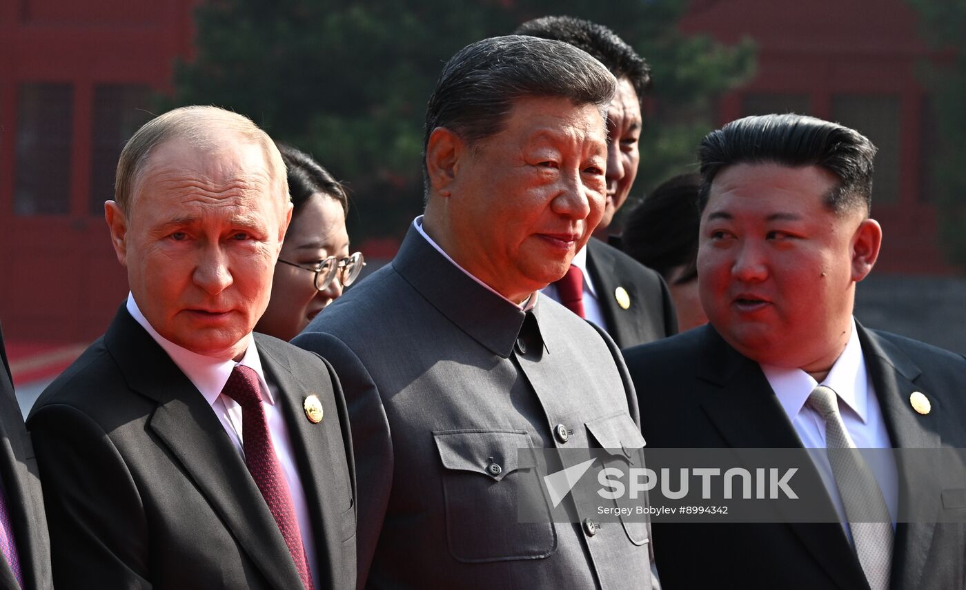 China WWII Victory Parade Delegation Heads