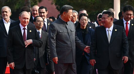 China WWII Victory Parade Delegation Heads