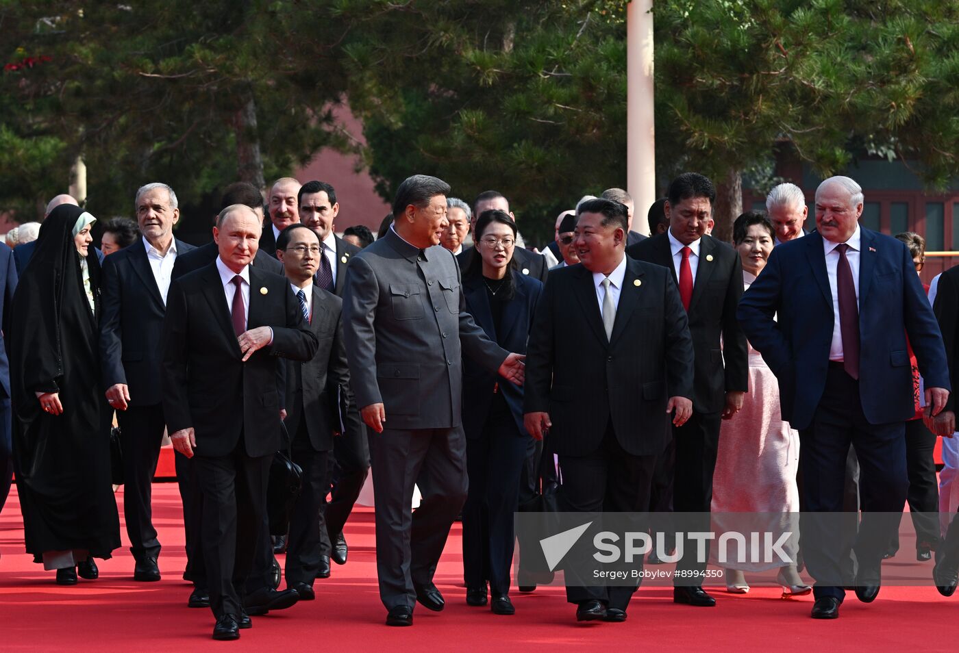 China WWII Victory Parade Delegation Heads