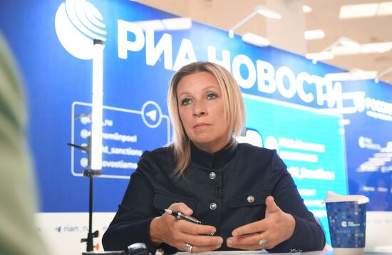 EEF-2025. RIA Novosti and Sputnik Radio stands