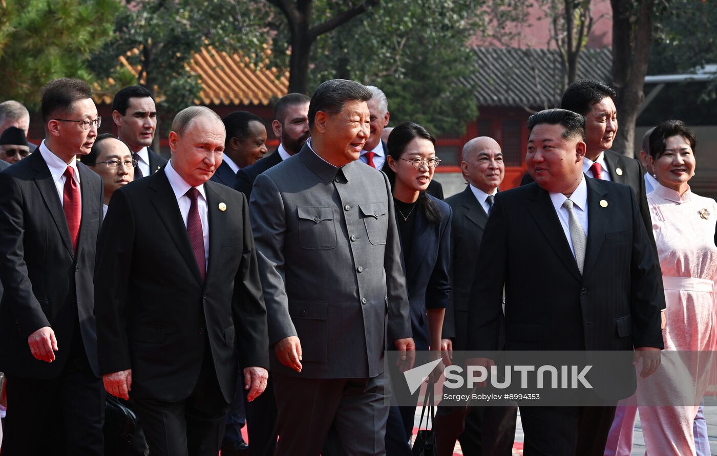 China WWII Victory Parade Delegation Heads