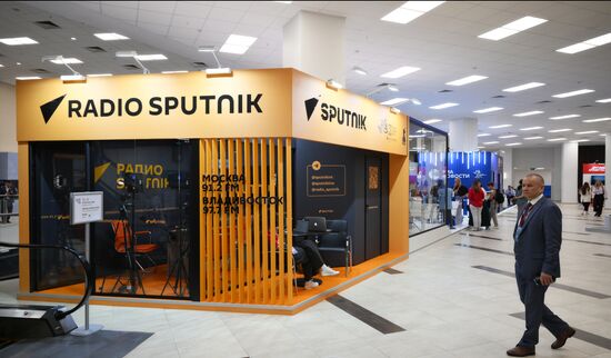 EEF-2025. RIA Novosti and Sputnik Radio stands