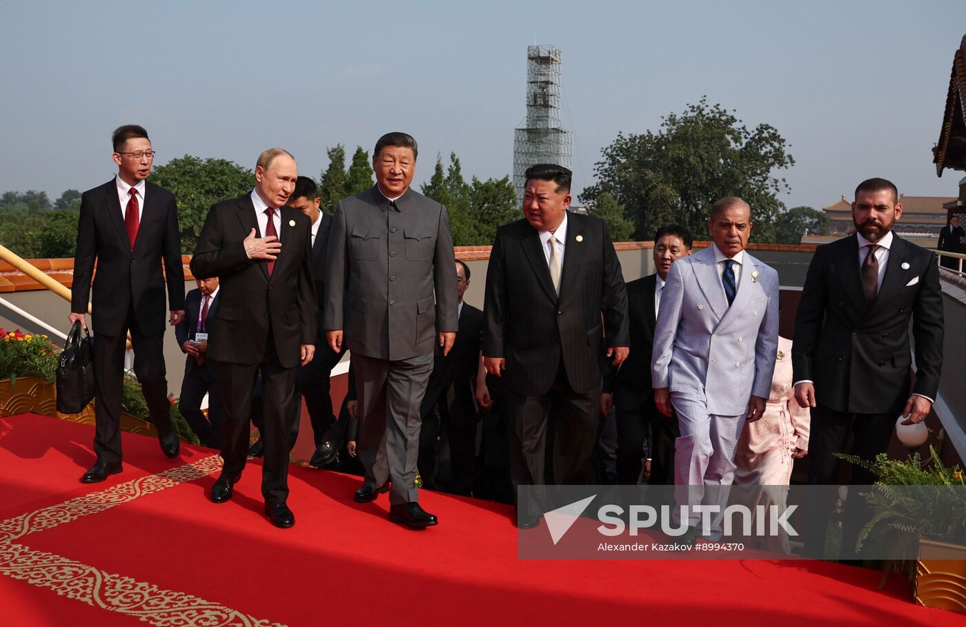 China WWII Victory Parade Delegation Heads