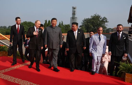 China WWII Victory Parade Delegation Heads