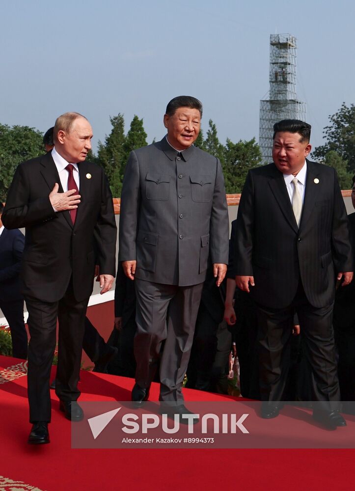 China WWII Victory Parade Delegation Heads