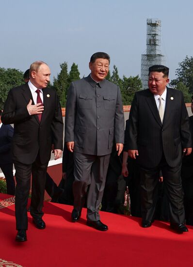 China WWII Victory Parade Delegation Heads