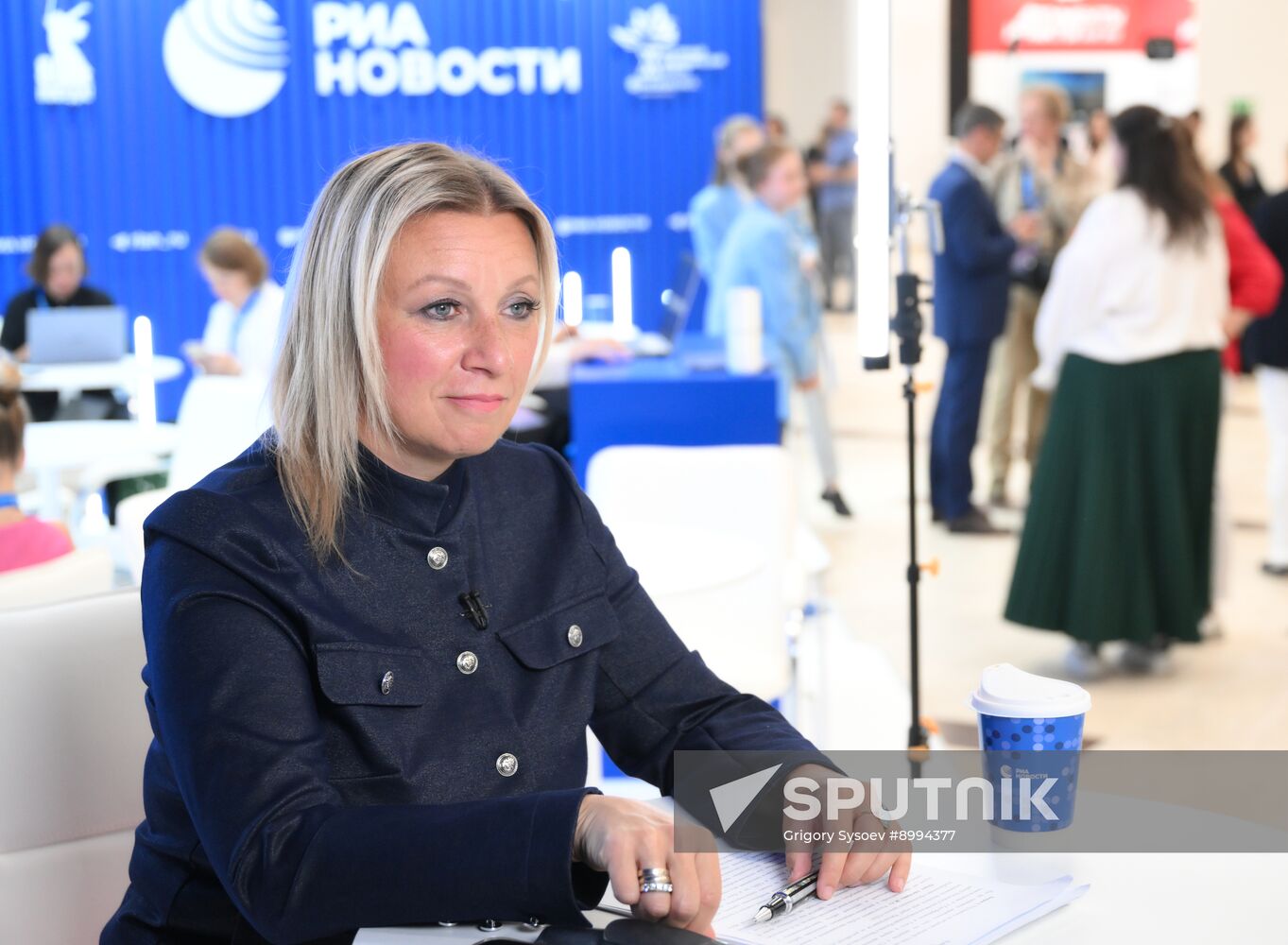 EEF-2025. RIA Novosti and Sputnik Radio stands