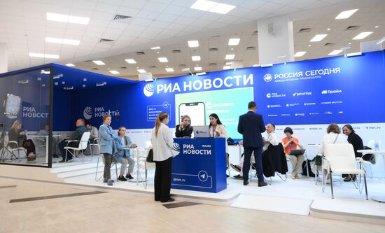 EEF-2025. RIA Novosti and Sputnik Radio stands