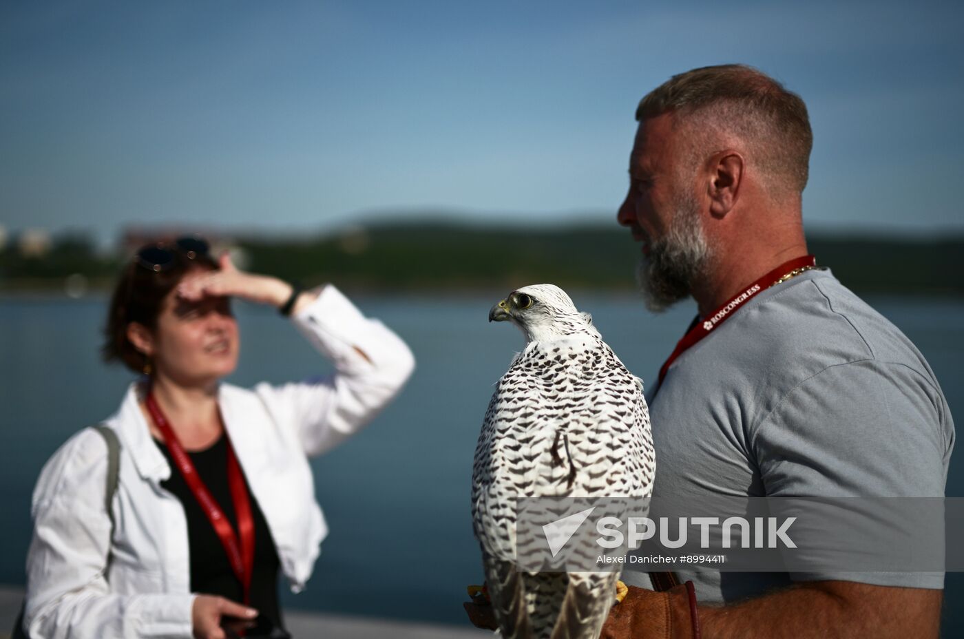 EEF-2025. Opening of the Falcon House pavilion