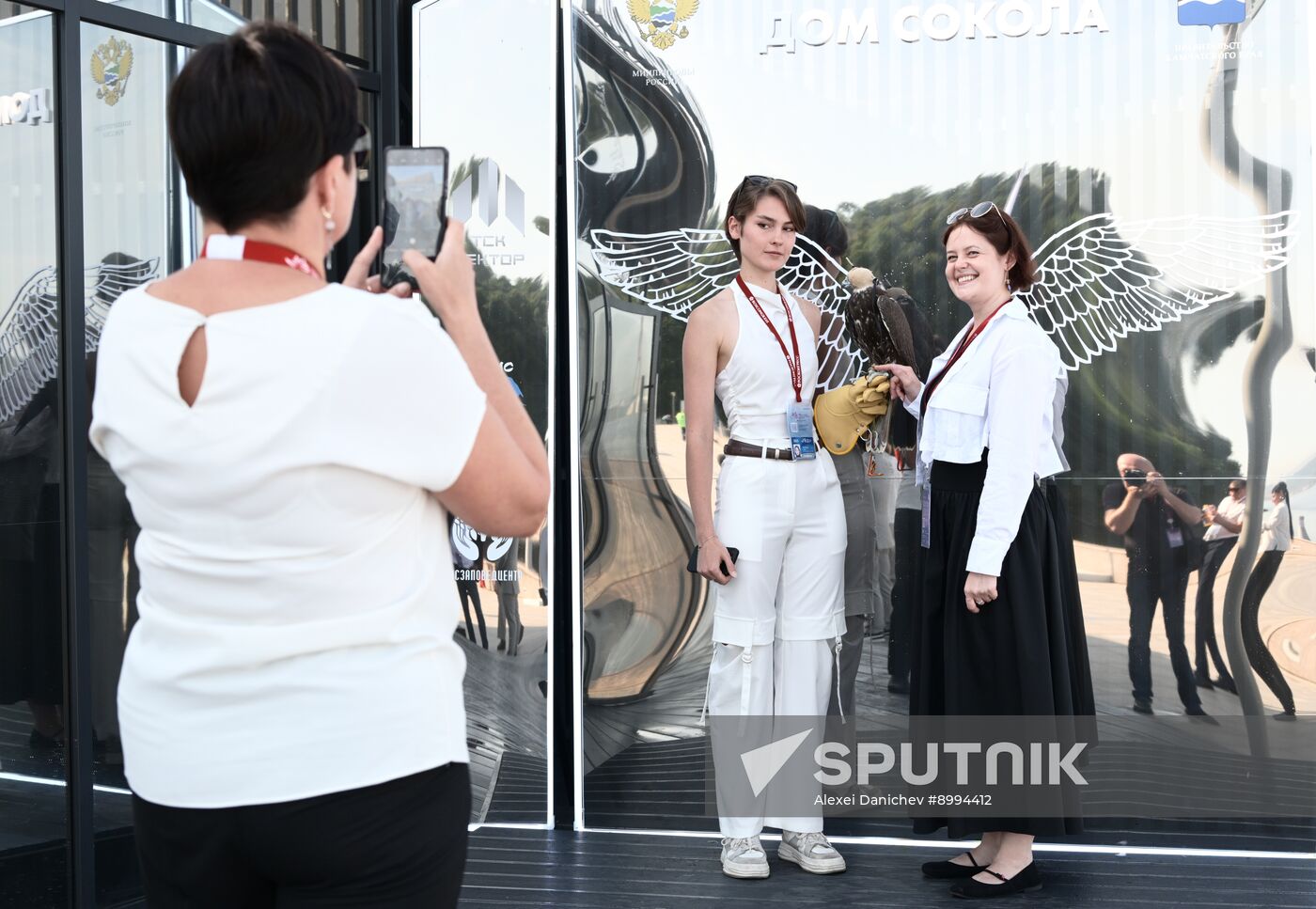 EEF-2025. Opening of the Falcon House pavilion