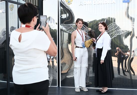 EEF-2025. Opening of the Falcon House pavilion